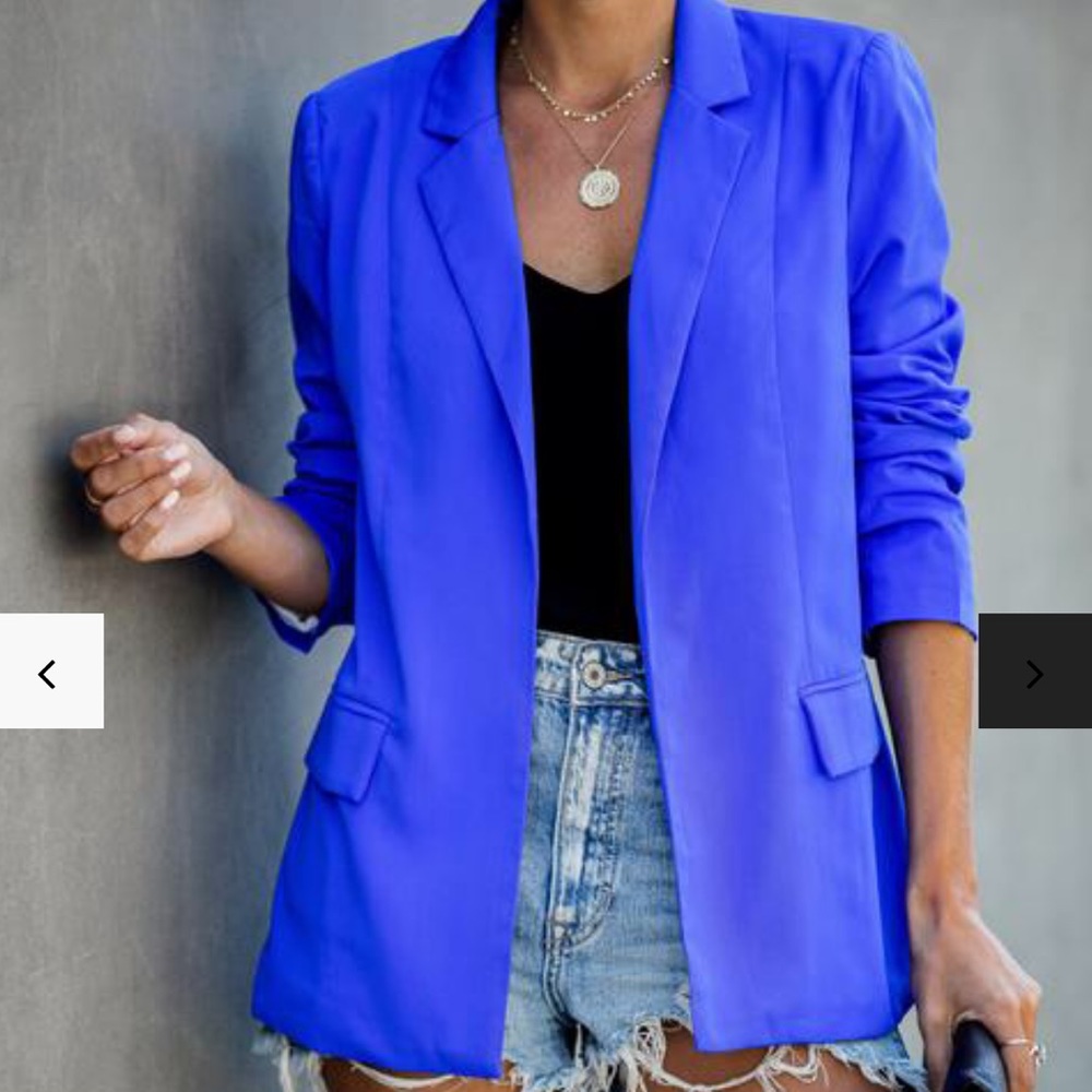Blue blazer